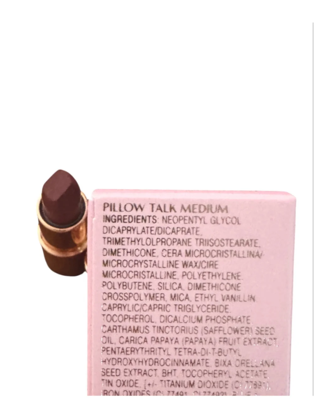 Mini NARS & Charlotte Tilbury Lipstick Set, true red and warm berry pink matte